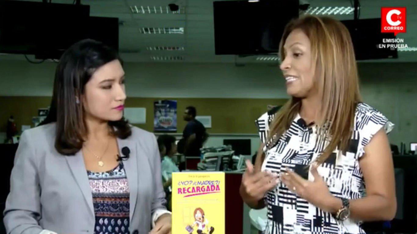 Rocío Oyanguren presentó libro: "¿Yo? ¿Madre? Recargada"