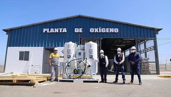 Minera Minsur dona planta de oxígeno a Tacna