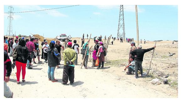 Lambayeque: Familias son desalojadas de terrenos en Reque