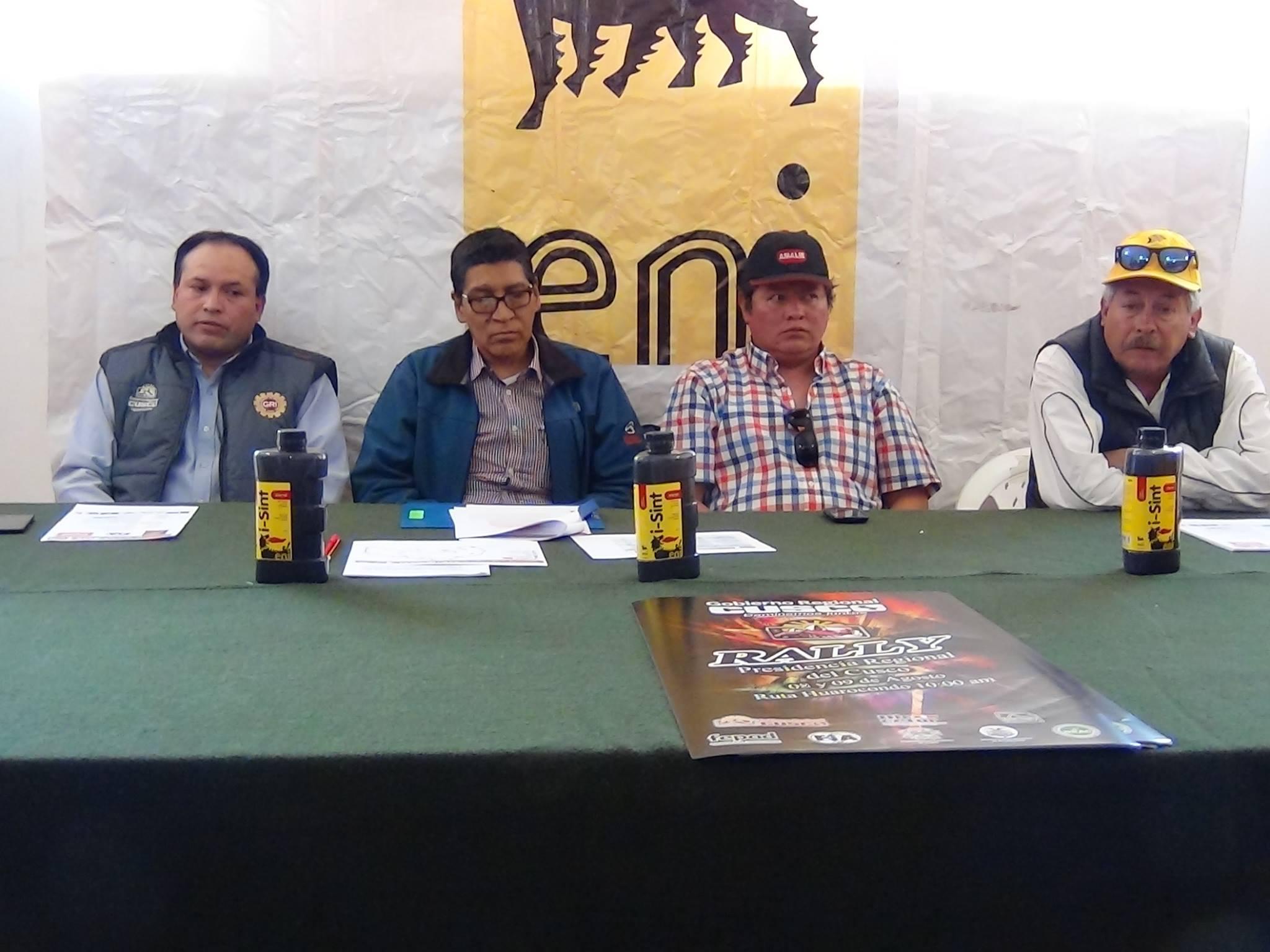 Valle Sagrado: Mañana inicia Rally Presidencia Regional