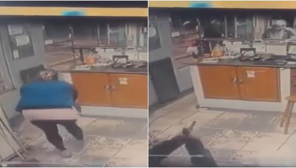 YouTube: Mujer sorprende a ladrón en Brasil (VIDEO)