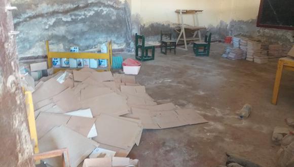 Pisco: Colegio del poblado de Pachinga en pésimas condiciones