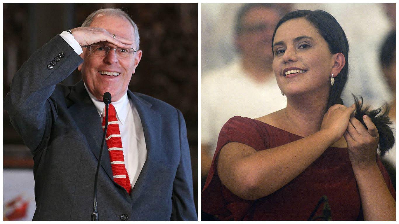 ​PPK se une a marcha contra Keiko Fujimori y busca a Verónika Mendoza (VIDEO)