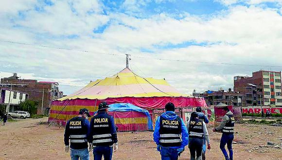 “Las Vegas”, el circo atrapado en Huancayo por la cuarentena para prevenir  COVID -19