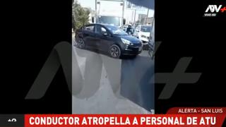 San Luis: capturan a chofer que intentó darse a la fuga tras atropellar a fiscalizador (VIDEO)