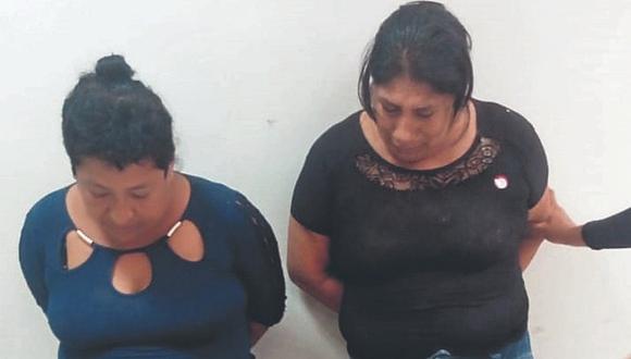 Hermanas cayeron por robar a transeúnte en centro de Chiclayo