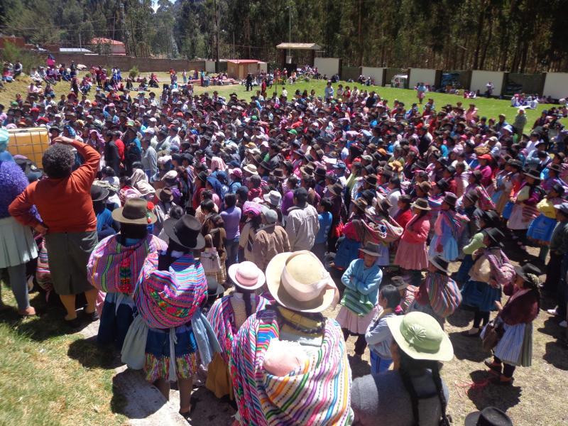 Quiulacocha marchará al gobierno regional Pasco