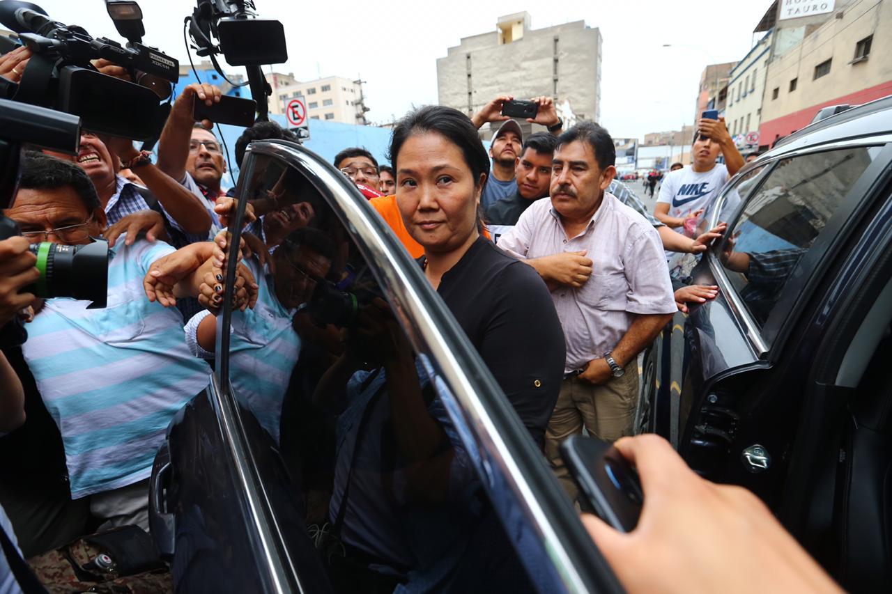 "No puedo quedarme de brazos cruzados frente a esta segunda prisión preventiva después de haber actuado de manera prudente todo este tiempo", sostuvo Fujimori Higuchi. (Foto: GEC)