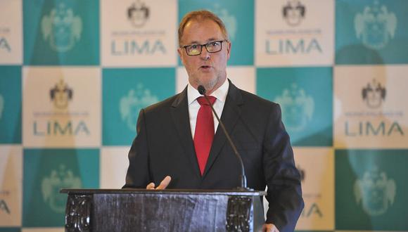 Jorge Muñoz presentó balance de sus primeros cinco meses de gestión en la Municipalidad de Lima
