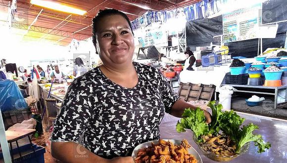 Organizan festival del camarón en el mercado El Palomar