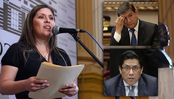 Yeni Vilcatoma presentará moción de interpelación contra Carlos Morán y Vicente Zeballos por caso 'Goro'
