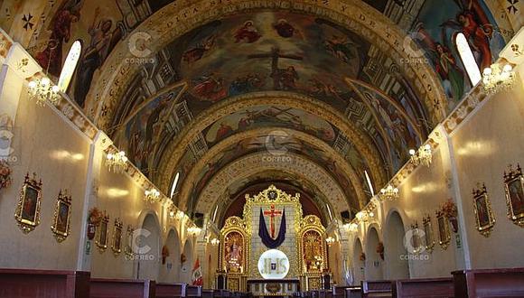 El templo de la bella arquitectura y pintura está en Acequia Alta | EDICION  | CORREO