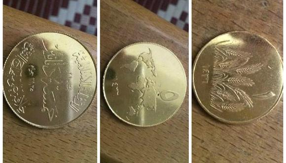 Estado Islámico publica fotografías de la nueva moneda que ha acuñado en sus dominios