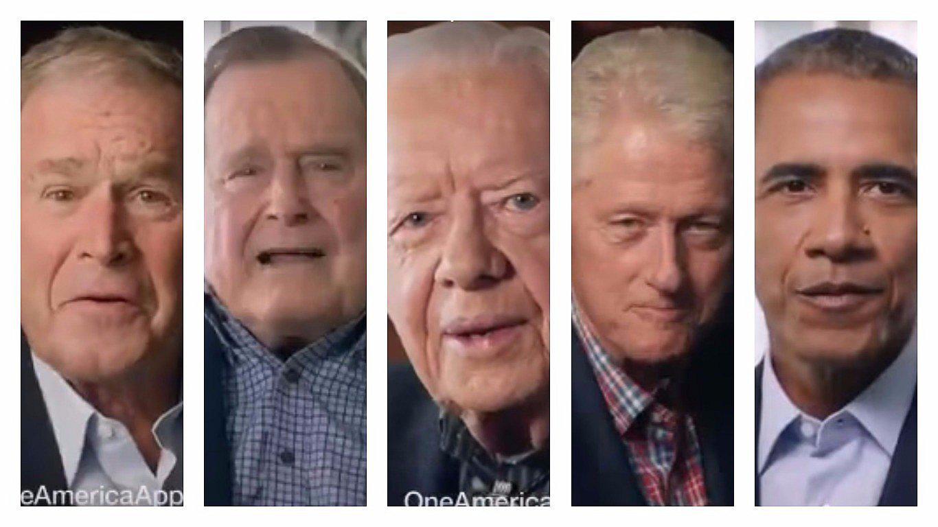 YouTube: expresidentes de EE.UU. piden ayuda para víctimas de huracán Harvey en un video conjunto