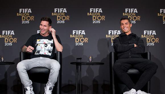 Dos extraterrestres. Lionel Messi tiene seis Balones de Oro y Cristiano Ronaldo tiene cinco. (Getty)