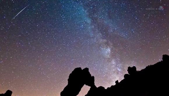 NASA: Lluvia de meteoros iluminará la Tierra esta noche