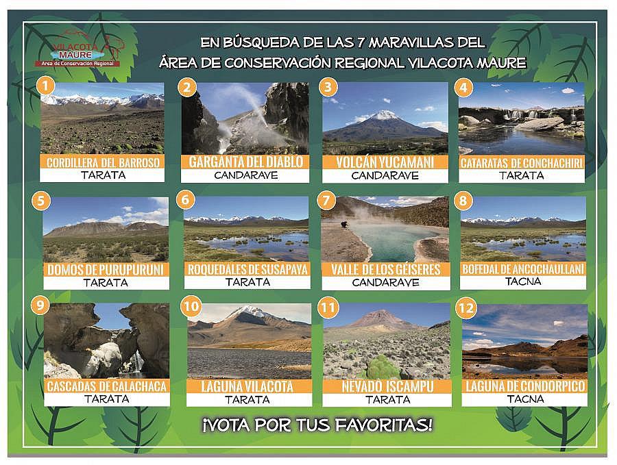 Lanzan concurso "7 Maravillas del ACR Vilacota Maure" de Tacna