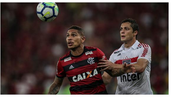 ​Flamengo, con Paolo Guerrero y Miguel Trauco, perdió con Sao Paulo (VIDEO)