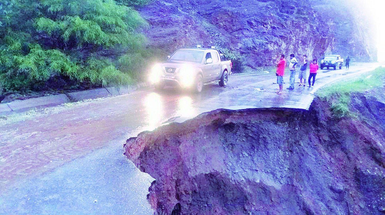 Atención al turismo: las vías que sufrieron daños