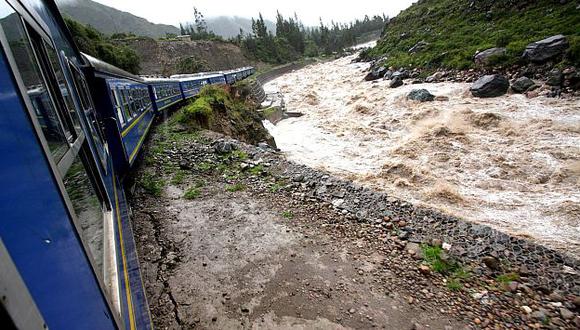 Río Vilcanota aumentó su caudal a consecuencia de las lluvias. (Foto: Andina)
