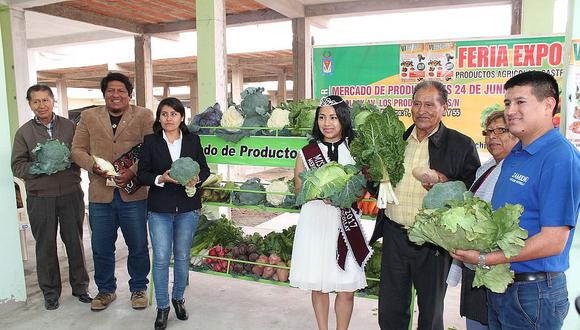 Venderán hortalizas a costo de mayorista en Expoferia de productores de Pocollay