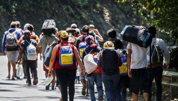 Colombia tiene una frontera terrestre de 2.219 kilómetros con Venezuela y los principales pasos fronterizos están entre Cúcuta, capital del departamento de Norte de Santander, y el estado venezolano de Táchira. (Foto:  Schneyder MENDOZA / AFP)