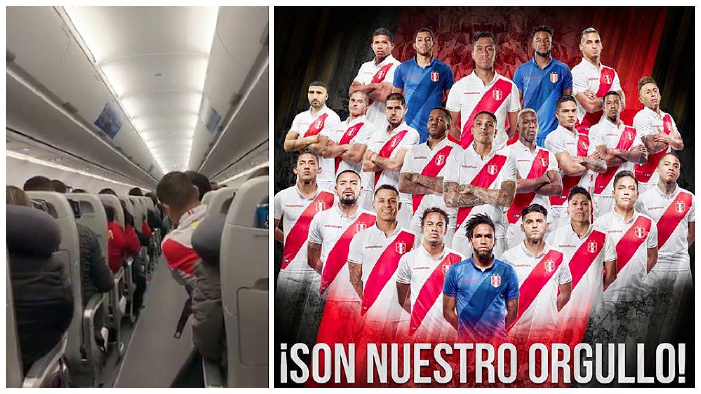 Selección peruana recibió emotivo homenaje del capitán del vuelo que los trajo a Lima (VIDEO)