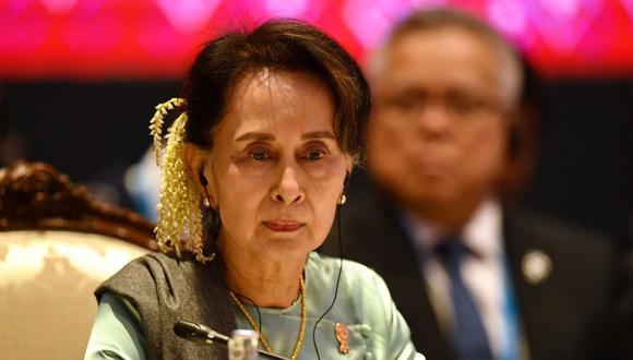 La política detenida por los militares, Aung San Suu Kyi, es todavía muy venerada por una mayoría de birmanos. (Lillian SUWANRUMPHA / AFP).