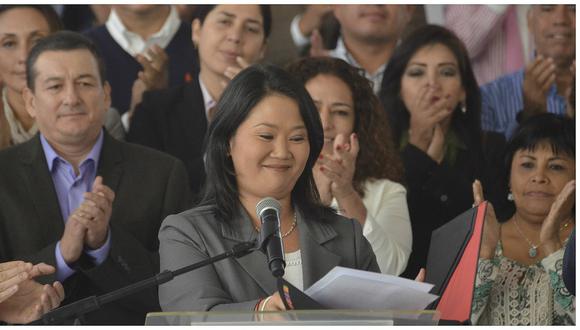 Keiko Fujimori: Fuerza Popular piensa que el gobierno está detrás de decisión fiscal (VIDEO)