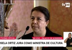 Gisela Ortiz jura como ministra de Cultura en reemplazo de Ciro Gálvez (VIDEO)