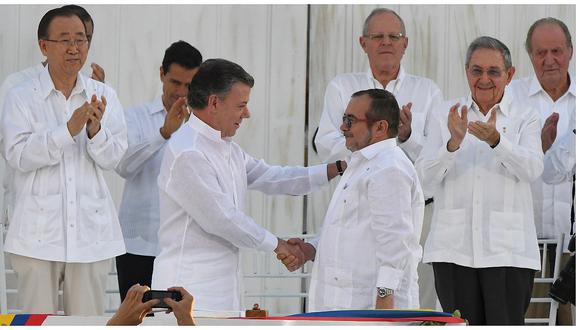 “¡No más guerra!”, exclamó Santos en firma de paz con las FARC (VIDEO)