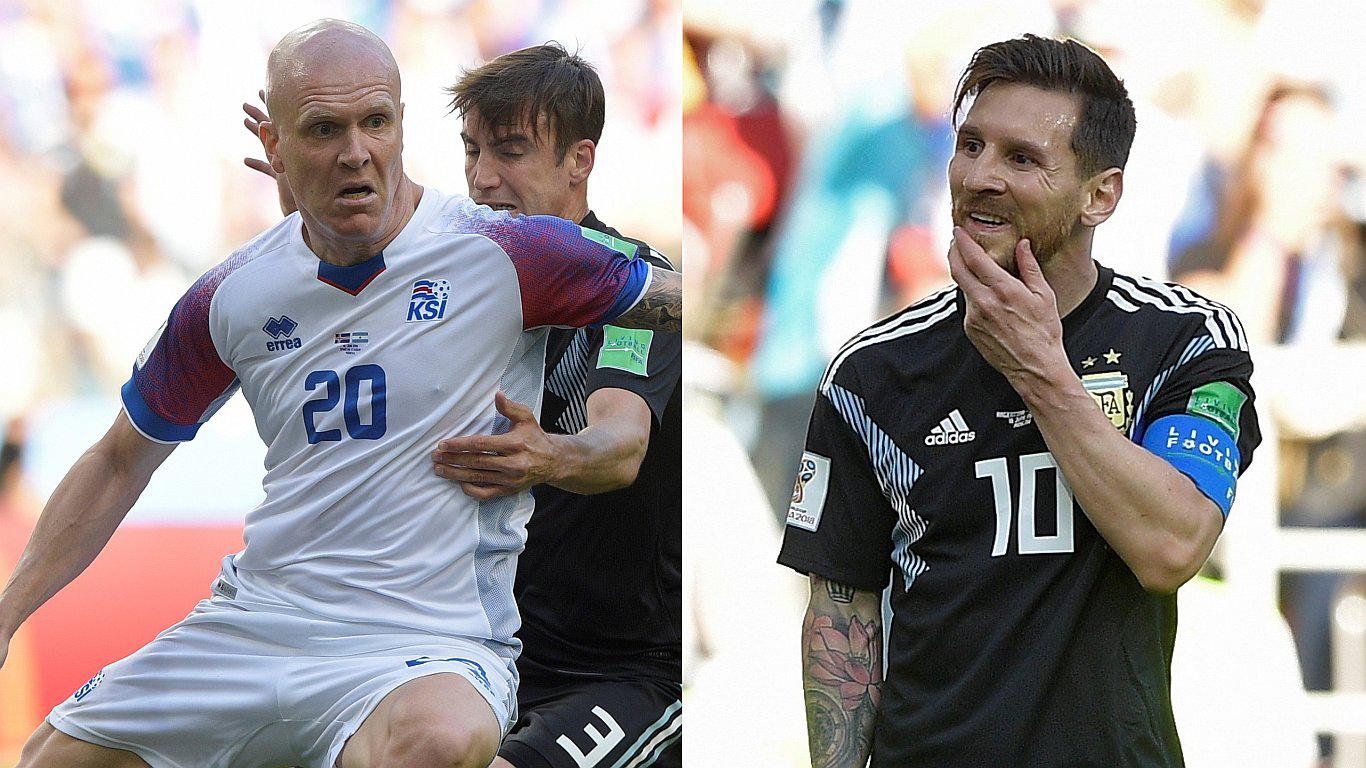 Argentina vs. Islandia: 'Albicelestes' empataron 1-1 con 'Vikingos' en su debut en Moscú