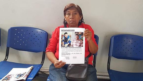 Madre busca a su hijo desaparecido hace un  mes en Bustamante