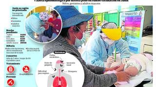 En Junín, 8 mil niños en riesgo por difteria recibirán vacuna gratuita