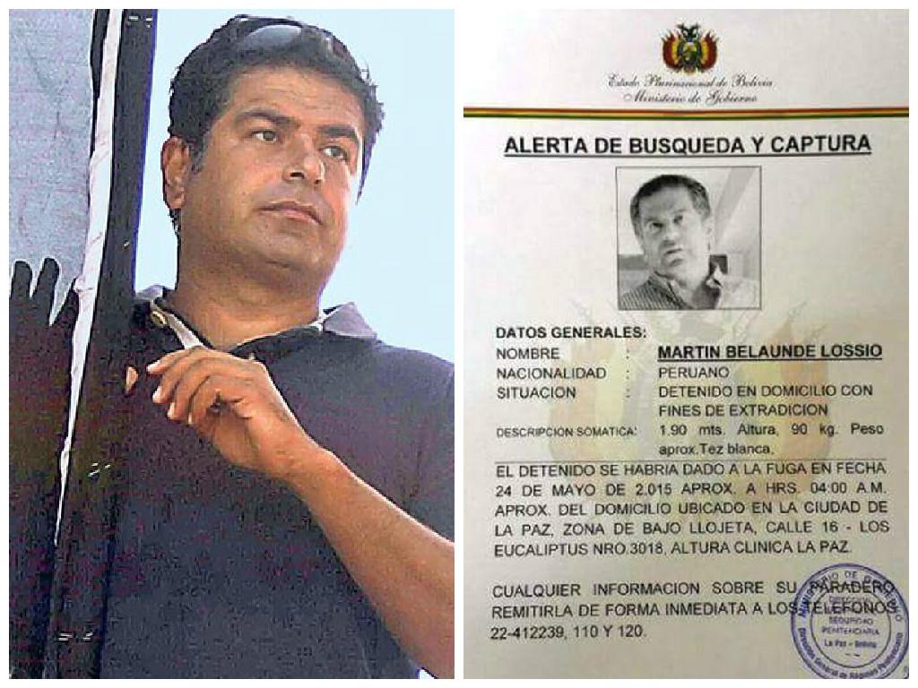 Martín Belaunde Lossio: Bolivia emite alerta de búsqueda y captura para empresario peruano