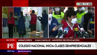 Ministro de Educación sobre el regreso a clases semipresenciales: “será flexible, gradual y voluntario”