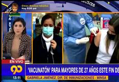 Lima: Minsa no descarta ampliar rango etario de vacunación durante el vacunatón (VIDEO)