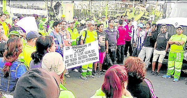 Trabajadores del Segat van a paro 