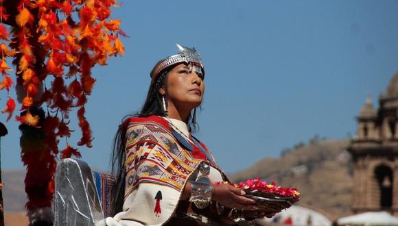 Este año la novedad del Inti Raymi será la presencia más visible de La Coya, esposa del Inca, quien tendrá mayor protagonismo en la escenificación. (Fuente: Andina)