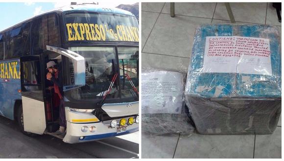 Pasajeros llevaban 11 kilos de droga como encomienda en Cusco