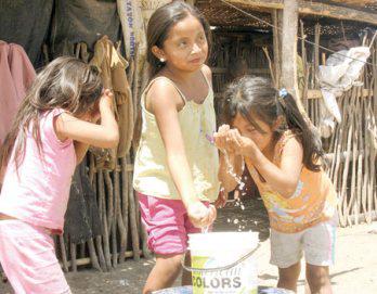 Ni una gota de agua en Cruz de Caña