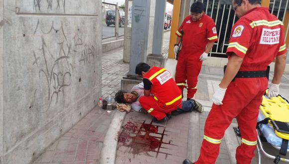 Tacna: hallan a varón que se desangraba en el terminal terrestre de Tacna