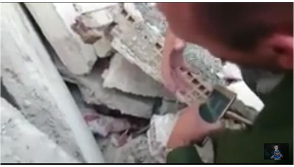 Terremoto en Italia: víctima pide lo saquen de los escombros (VIDEO)
