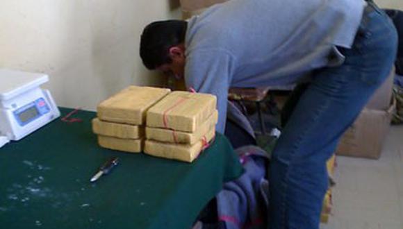 Incautan 8 kilos de droga en Vía Los Libertadores 