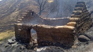 Incendio forestal deja un fallecido y 30 hectáreas de campo quemadas en Cusco