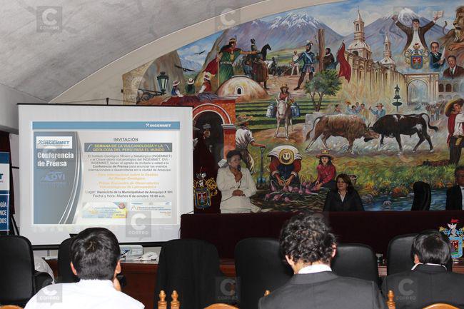 Ingemmet organiza eventos internacionales de vulcanología y geología