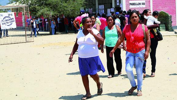 Lambayeque: Facilitan votar en su mismo centro poblado a más de 1,900 electores