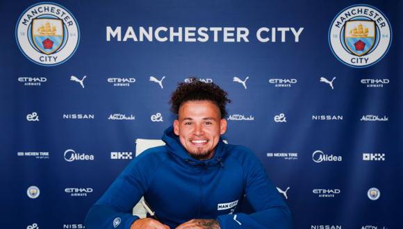 Kalvin Phillips firmó por Manchester City hasta mediados del 2028. (Foto: Manchester City)