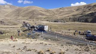 Choque entre dos camiones deja varios heridos en Carabaya