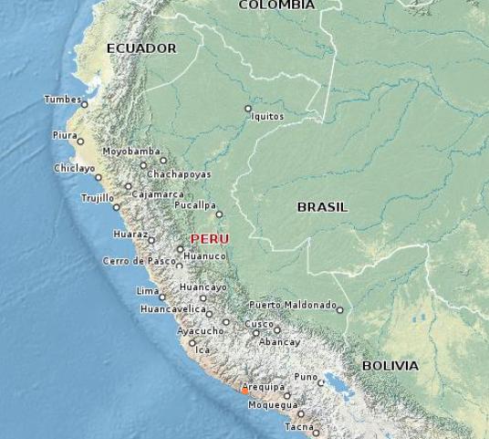 Sismo de 4° se reportó en Atico